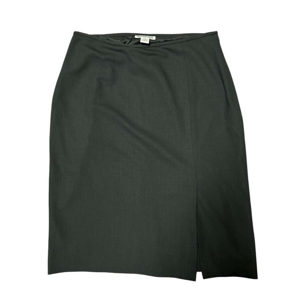 Ann Taylor Elegant Black wool pencil Skirt size 10 NWT
